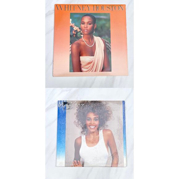 2 Whitney Houston Vinyl Records Self Titled First Album and 2nd Album WHITNEY - Picture 1 of 14